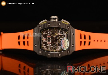 RICHARD MILLE RM011 SKELETON LIMITED EDITION CF/ORANGE