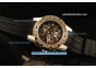 Richard Mille RM 025 Automatic Movement Black Skeleton Dial Black Rubber Strap