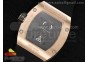 RM 051 RG Full Paved Diamonds Phœnix Dial on Black Rubber Strap 6T51