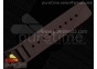 RM052 Brown Ceramic Full Paved Diamonds Skull Dial on Brown Rubber Strap MIYOTA8215