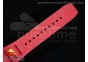 RM055 Forge Carbon Titanium Case KVF Best Edition Skeleton Dial Red on Red Rubber Strap MIYOTA8215