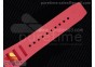 RM055 Forge Carbon Titanium Case KVF Best Edition Skeleton Dial Red on Red Rubber Strap MIYOTA8215