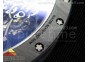 RM055 Forge Carbon Titanium Case KVF Best Edition Skeleton Dial White Inner Bezel on Black Rubber Strap MIYOTA8215