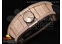 RM057 Dragon-Jackie Chan RG Rose Gold Dragon Dial Diamonds Bezel on Black Rubber Strap A2824