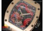 RM057 Dragon-Jackie Chan RG Red Dragon Dial on Black Rubber Strap A2824