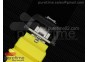 RM 059 Forge Carbon Yellow Inner Bezel Skeleton Dial on Yellow Rubber Strap 6T51