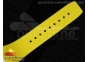 RM061 White Ceramic Yellow Inner Bezel Skeleton Dial on Yellow Rubber Strap MIYOTA8215