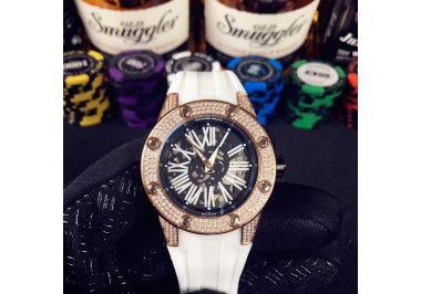 RM21341 - RM63-01 Woman 38mm Skeleton Dial RG RU Diamond Miyota Automatic