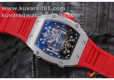 RICHARD MILLE RM27-01 SS/RED  SKELETON DIAL.MIYOTA8215