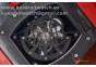 RICHARD MILLE 035-02 RAFAEL NADAL FORGE CARBON TITANIUM CASE. RED FROM KVF BEST EDITION MIYOTA8215