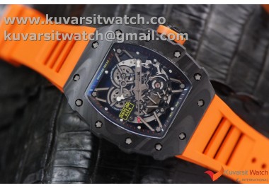 RICHARD MILLE 035-02 RAFAEL NADAL FORGE CARBON TITANIUM CASE. ORANGE FROM KVF BEST EDITION MIYOTA8215