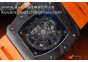 RICHARD MILLE 035-02 RAFAEL NADAL FORGE CARBON TITANIUM CASE. ORANGE FROM KVF BEST EDITION MIYOTA8215