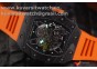 RICHARD MILLE 035-02 RAFAEL NADAL FORGE CARBON TITANIUM CASE. ORANGE FROM KVF BEST EDITION MIYOTA8215