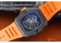 RICHARD MILLE 035-02 RAFAEL NADAL FORGE CARBON TITANIUM CASE. ORANGE FROM KVF BEST EDITION MIYOTA8215