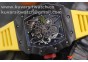 RICHARD MILLE 035-02 RAFAEL NADAL FORGE CARBON TITANIUM CASE. YELLOW FROM KVF BEST EDITION MIYOTA8215