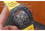 RICHARD MILLE 035-02 RAFAEL NADAL FORGE CARBON TITANIUM CASE. YELLOW FROM KVF BEST EDITION MIYOTA8215