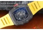 RICHARD MILLE 035-02 RAFAEL NADAL FORGE CARBON TITANIUM CASE. YELLOW FROM KVF BEST EDITION MIYOTA8215