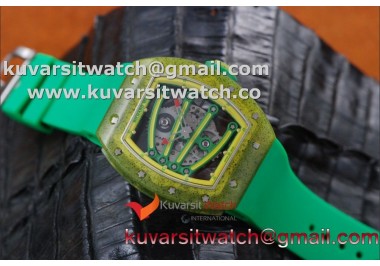 RICHARD MILLE 059 YOHAN BLAKE YELLOW INNER BEZEL SKELETON DIAL.MIYOTA 6T51