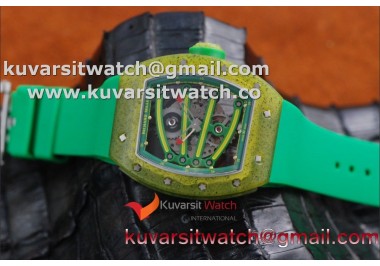 RICHARD MILLE 059 YOHAN BLAKE GREEN INNER BEZEL SKELETON DIAL.MIYOTA 6T51