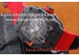 RICHARD MILLE 035 FORGE RED CARBON SKELETON DIAL MIYOTA9015