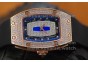 RICHARD MILLE RM007  LADY ROSE GOLD-BLUE DIAMONDS.