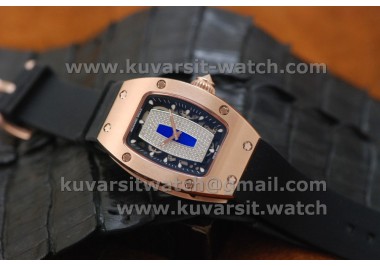 RICHARD MILLE RM007  LADY ROSE GOLD-BLUE.