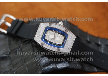 RICHARD MILLE RM007  LADY SS/BLUE-WHITE DIAMONDS.