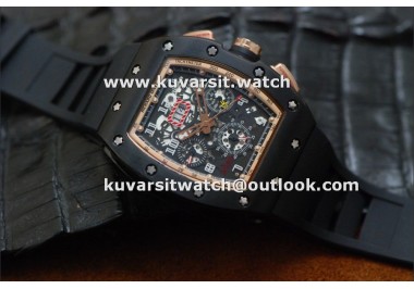 RICHARD MILLE RM011 FELIPE MASSA LIMITED EDITION PVD/ROSE GOLD