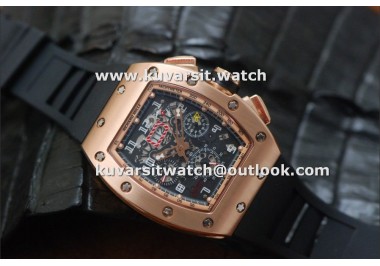 RICHARD MILLE RM011 FELIPE MASSA LIMITED EDITION ROSE GOLD/BLACK