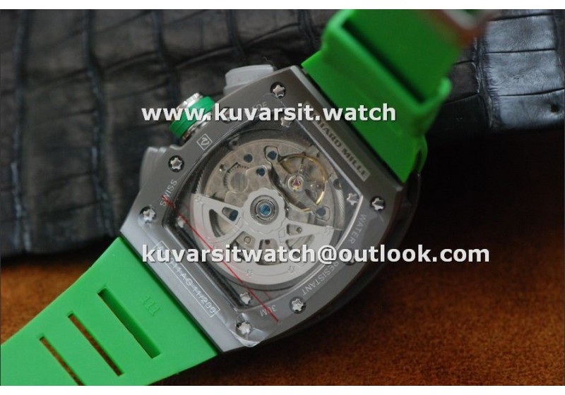 RICHARD MILLE RM011 FELIPE MASSA LIMITED EDITION SS BLASTED GREEN