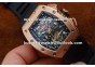 RICHARD MILLE RM011 FELIPE MASSA TOURBILLON  LIMITED EDITION ROSE GOLD/BLACK