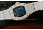 RICHARD MILLE SKULL TOURBILLON SS/ROSE-BLUE