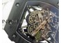 RM035-02 Forged Carbon Case V2 KVF Best Edition Skeleton Dial Red Crown on White Rubber Strap MIYOTA8215