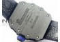 RM035-01 Forged Carbon Case V2 KVF Best Edition Skeleton Dial Blue Crown on Blue Nylon Strap MIYOTA8215