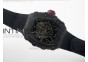 RM035-01 Forged Carbon Case V2 KVF Best Edition Skeleton Dial Red Crown on Black Nylon Strap MIYOTA8215