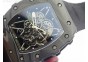 RM035-01 Forged Carbon Case V2 KVF Best Edition Skeleton Dial Red Crown on Black Nylon Strap MIYOTA8215