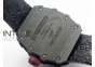 RM035-01 Forged Carbon Case V2 KVF Best Edition Skeleton Dial Red Crown on Gray Nylon Strap MIYOTA8215