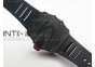 RM035-01 Forged Carbon Case V2 KVF Best Edition Skeleton Dial Red Crown on Black Rubber Strap MIYOTA8215