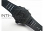 RM035-01 Forged Carbon Case V2 KVF Best Edition Skeleton Dial Black Crown on Black Rubber Strap MIYOTA8215