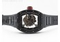 RM055 Real Ceramic Case KVF Best Edition Skeleton Dial Red Crown on Black Rubber Strap MIYOTA8215