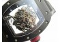 RM055 Real Ceramic Case KVF Best Edition Skeleton Dial Red Crown on Black Rubber Strap MIYOTA8215