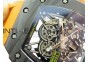 RM035-02 Forged Carbon Case V2 KVF Best Edition Skeleton Dial Orange Crown on orange Rubber Strap MIYOTA8215