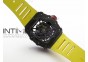 RM035-02 Forged Carbon Case V2 KVF Best Edition Skeleton Dial Red Crown on Yellow Rubber Strap MIYOTA8215