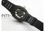 RM055 Forged Carbon Case KVF Best Edition Skeleton Dial White Inner Bezel on Black Rubber Strap MIYOTA8215