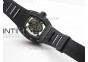 RM055 Real Ceramic Case KVF Best Edition Skeleton Dial White Inner Bezel on Black Rubber Strap MIYOTA8215