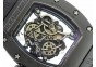 RM055 Real Ceramic Case KVF Best Edition Skeleton Dial White Inner Bezel on Black Rubber Strap MIYOTA8215