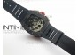 RM011 NTPT Lotus F1 Team RG Chronograph KVF 1:1 Best Edition Crystal Skeleton Dial Red on Black Rubber Strap A7750