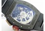 RM011 NTPT Lotus F1 Team RG Chronograph KVF 1:1 Best Edition Crystal Skeleton Dial Red on Black Rubber Strap A7750