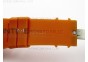 RM011 Black Ceramic/RG RMF Orange Crown on Orange Rubber Strap A7750