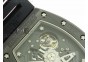 RM011 Black Ceramic/DLC RMF Black Crown on Black Rubber Strap A7750